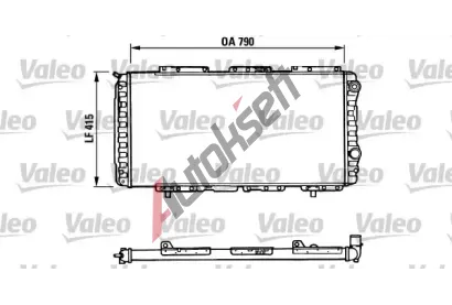 VALEO Chladi vody VA 730997, 730997