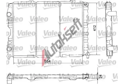 VALEO Chladi vody VA 731283, 731283