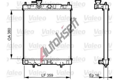 VALEO Chladi vody VA 731287, 731287