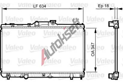 VALEO Chladi vody VA 731441, 731441