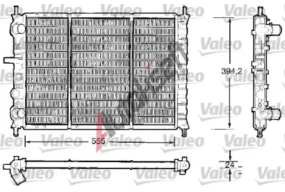 VALEO Chladi vody VA 732504, 732504