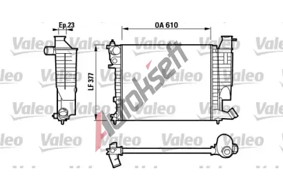 VALEO Chladi vody VA 732535, 732535