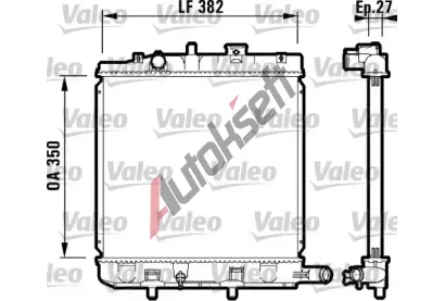 VALEO Chladi vody VA 732726, 732726