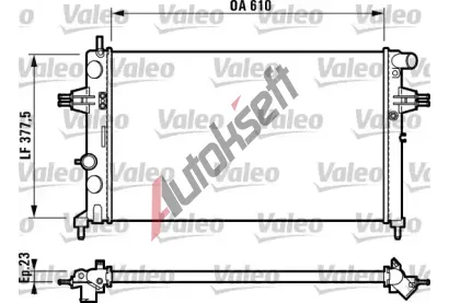 VALEO Chladi vody VA 732729, 732729