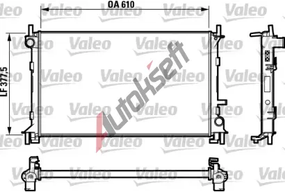 VALEO Chladi vody VA 732732, 732732