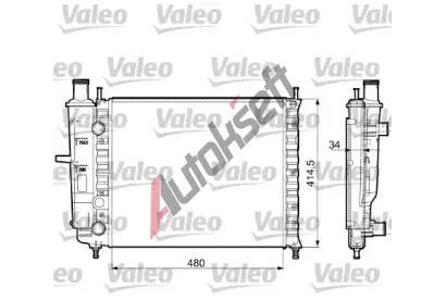 VALEO Chladi vody VA 732788, 732788