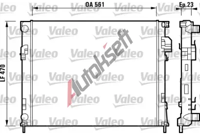 VALEO Chladi vody VA 732853, 732853