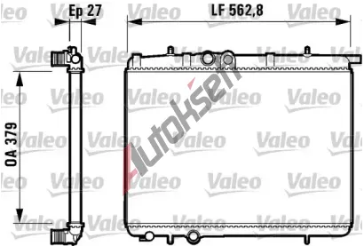VALEO Chladi� vody VA 732910, 732910