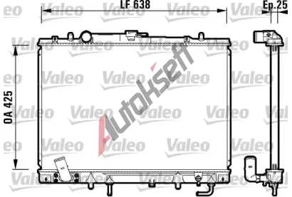 VALEO Chladi� vody VA 734144, 734144