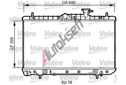 VALEO Chladi vody VA 734253, 734253