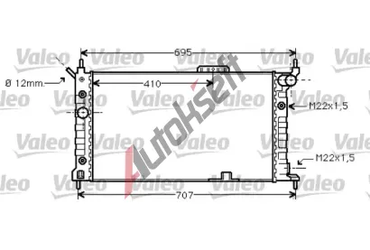 VALEO Chladi vody VA 734429, 734429