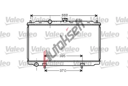 VALEO Chladi vody VA 734737, 734737