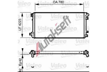 VALEO Chladi vody VA 735112, 735112