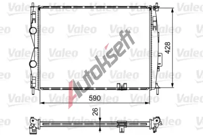 VALEO Chladi vody VA 735116, 735116