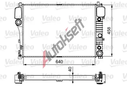 VALEO Chladi vody VA 735299, 735299