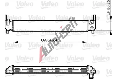 VALEO Chladi vody VA 735310, 735310