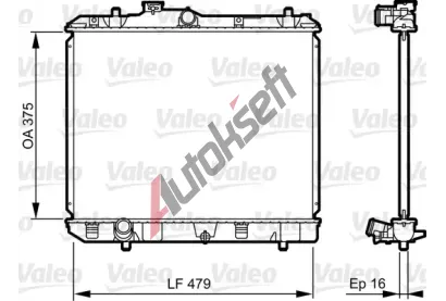 VALEO Chladi� vody VA 735383, 735383