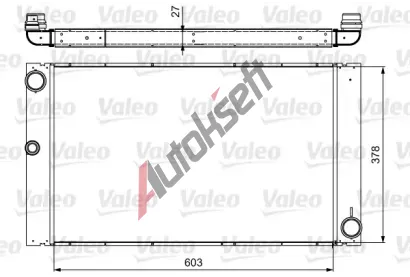 VALEO Chladi vody VA 735475, 735475