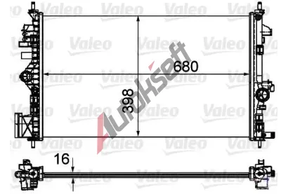 VALEO Chladi vody VA 735485, 735485