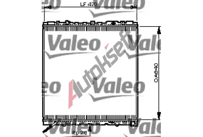 VALEO Chladi vody VA 735503, 735503