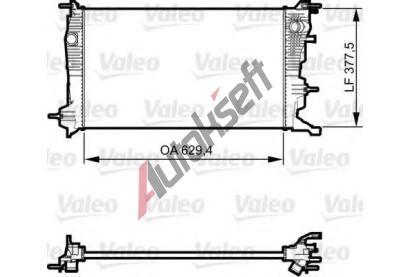 VALEO Chladi vody VA 735607, 735607