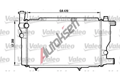 VALEO Chladi vody VA 810892, 810892