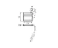 Vmnk tepla vnitnho vytpn VALEO ‐ VA 811511