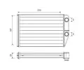 Vmnk tepla vnitnho vytpn VALEO ‐ VA 811514