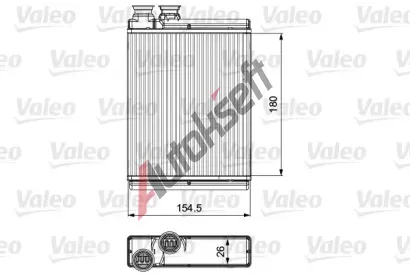 VALEO Vmnk tepla vnitnho vytpn VA 811517, 811517