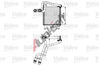 VALEO Vmnk tepla vnitnho vytpn VA 811536, 811536