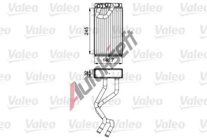 VALEO Vmnk tepla vnitnho vytpn VA 811547, 811547
