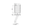 Vmnk tepla vnitnho vytpn VALEO ‐ VA 811655