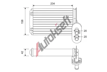 VALEO V�m�n�k tepla - vnit�n� vyt�p�n� VA 812030, 812030
