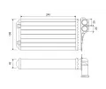 Vmnk tepla vnitnho vytpn VALEO ‐ VA 812221