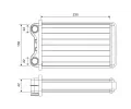 Vmnk tepla vnitnho vytpn VALEO ‐ VA 812255