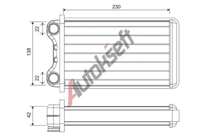 VALEO Vmnk tepla - vnitn vytpn VA 812255, 812255