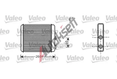 VALEO Vmnk tepla vnitnho vytpn VA 812285, 812285