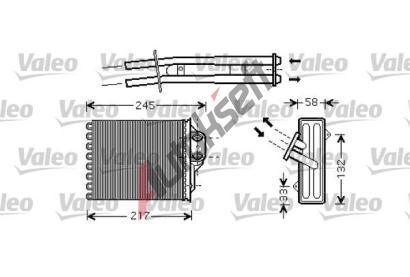 VALEO Vmnk tepla - vnitn vytpn VA 812336, 812336