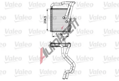 VALEO Vmnk tepla vnitnho vytpn VA 812430, 812430