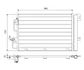 Kondenztor klimatizace VALEO ‐ VA 812704