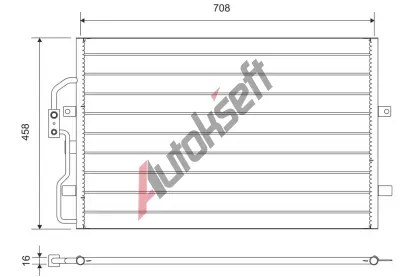 VALEO Kondenz�tor klimatizace VA 812710, 812710