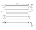 Kondenztor klimatizace VALEO ‐ VA 812716