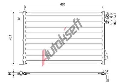VALEO Kondenz�tor klimatizace VA 812720, 812720