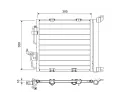 Kondenz�tor klimatizace&nbsp;VALEO&nbsp;&dash;&nbsp;VA 812747