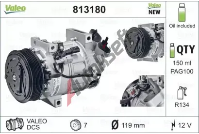 VALEO Kompresor klimatizace VA 813180, 813180