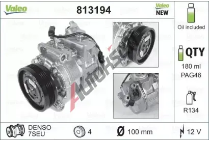 VALEO Kompresor klimatizace VA 813194, 813194