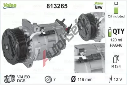 VALEO Kompresor klimatizace VA 813265, 813265