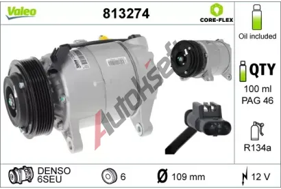 VALEO Kompresor klimatizace VA 813274, 813274
