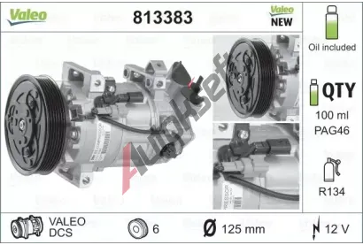 VALEO Kompresor klimatizace VA 813383, 813383