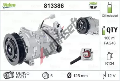 VALEO Kompresor klimatizace VA 813386, 813386